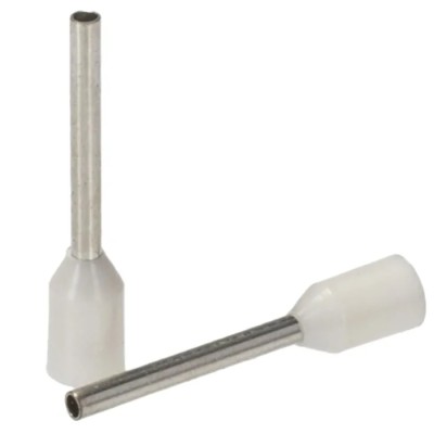 RS PRO Insulated Crimp Bootlace Ferrule 12 mm Pin Length 1.3 mm Pin Diameter White 20 AWG to 20 AWG Wire Size 178-7291
