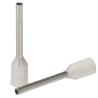 RS PRO Insulated Crimp Bootlace Ferrule 12 mm Pin Length 1.3 mm Pin Diameter White 20 AWG to 20 AWG Wire Size 178-7291