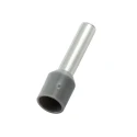 RS PRO Insulated Crimp Bootlace Ferrule, 10 mm Pin Length, 3.2 mm Pin Diameter, Grey, for 12 AWG Wire Size 178-7321