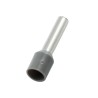 RS PRO Insulated Crimp Bootlace Ferrule, 10 mm Pin Length, 3.2 mm Pin Diameter, Grey, for 12 AWG Wire Size 178-7321