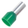 RS PRO Insulated Crimp Bootlace Ferrule 18 mm Pin Length 6.2 mm Pin Diameter Green 6 AWG Wire Size 178-7333