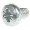 RS PRO Steel Pan Head Bright Zinc Finish Self-Tapping Screw M4 x 6 mm 483-1224