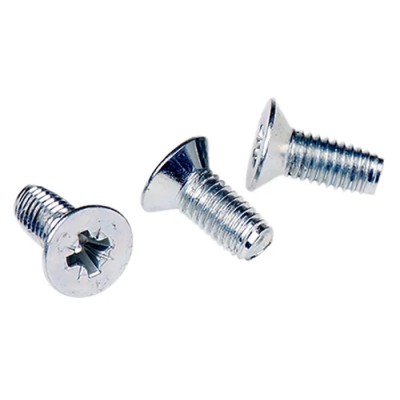 RS PRO Bright Zinc Steel Countersunk Head Self-Tapping Screw 12 mm M5 483-1296