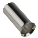 RS PRO Uninsulated Crimp Bootlace Ferrule, 12 mm Pin Length, 4.5 mm Pin Diameter, Copper Tube Tin Plated, 8 AWG 178-7357