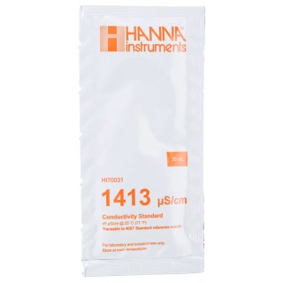 Hanna Instruments Conductivity Buffer Solution 20 ml 1413 μS/cm HI70031P