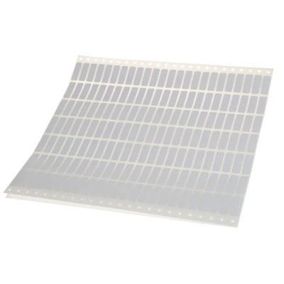 Brady White Adhesive Printer Label Sheet, Pack of 500, 31.8mm x 9.5mm Y163130