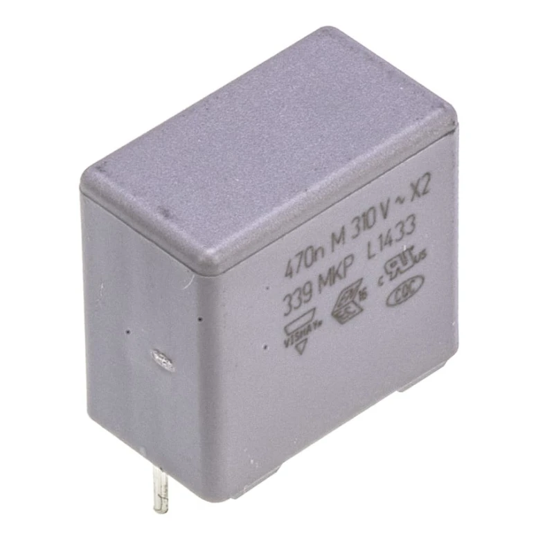 Vishay MKP 339 Film Capacitor X2, ±20 %, 470 nF 630 V dc 310V ac Through Hole BFC233920474