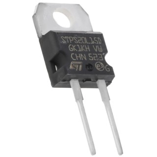 STMicroelectronics Schottky Diode 15 V 20 A Diode Schottky 2-Pin TO-220 STPS20L15D