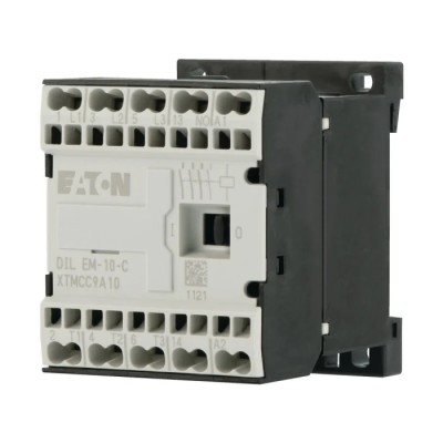 Eaton DILEM Contactor, 230V AC Coil Voltage, 3-Pole, 9A Contact Current, 4kW Power 230164 DILEM-10-C(230V50HZ,240V60HZ)