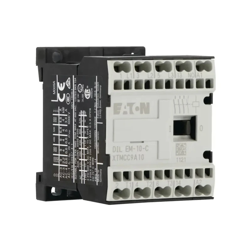 Eaton DILEM Contactor, 230V AC Coil Voltage, 3-Pole, 9A Contact Current, 4kW Power 230164 DILEM-10-C(230V50HZ,240V60HZ)