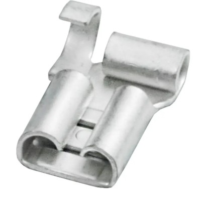 RS PRO Silver Uninsulated Female Spade Connector Crimp 0.8 x 6.35 mm Tab Size 16 AWG to 14 AWG 178-8337