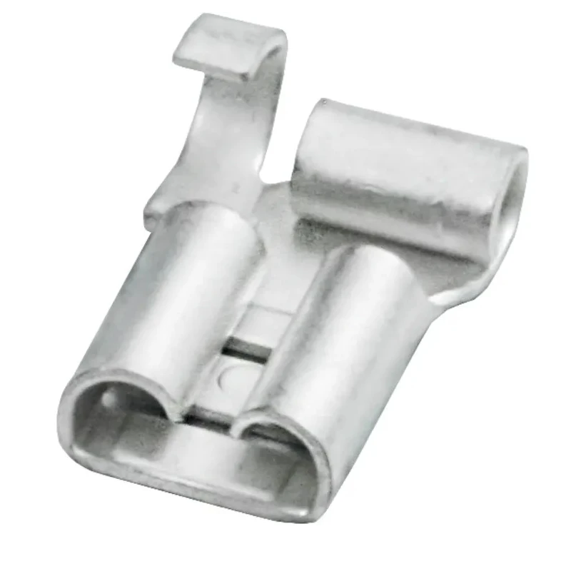 RS PRO Silver Uninsulated Female Spade Connector Crimp 0.8 x 6.35 mm Tab Size 16 AWG to 14 AWG 178-8337