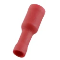 RS PRO Red Insulated Female Spade Connector, Crimp Termination, 3.9 mm Tab Size, 22 AWG to 16 AWG, Vinyl Insulation 178-8356