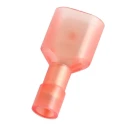 RS PRO Red Insulated Male Spade Connector Crimp Termination 0.8 x 6.35 mm Tab Size 22 AWG to 16 AWG 178-8375