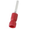 RS PRO Insulated Crimp Pin Connector 22 AWG to 16 AWG 1.9 mm Pin Diameter 12 mm Pin Length Red 178-8427