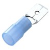 RS PRO Blue Insulated Male Spade Connector Crimp 0.8 x 6.35 mm Tab Size 16 AWG to 14 AWG 178-8381