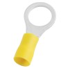 RS PRO Insulated Ring Terminal Vinyl Insulation 10.5 mm Stud Size 12 AWG - 10 AWG Wire Size Yellow E245391 178-8671