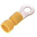 RS PRO Insulated Ring Terminal 5.3 mm Stud Size, 12 AWG to 10 AWG Wire Size, Yellow E245391 178-8684
