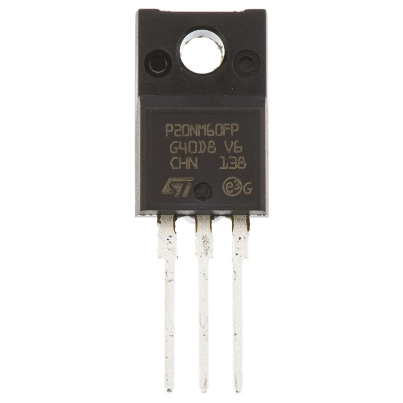 STMicroelectronics MDmesh Type N-Channel MOSFET, 20 A, 600 V Enhancement, 3-Pin TO-220 STP20NM60FP