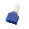 RS PRO Insulated Crimp Bootlace Ferrule Blue Nylon Insulation 14 AWG Wire Size 2.9 mm Pin Diameter 13 mm Pin Length 178-8744