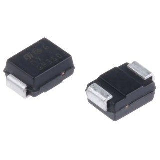 STMicroelectronics 1-Element Bi-Directional TVS Diode 600W 2-Pin Surface Mount DO-214 SM6T39CA