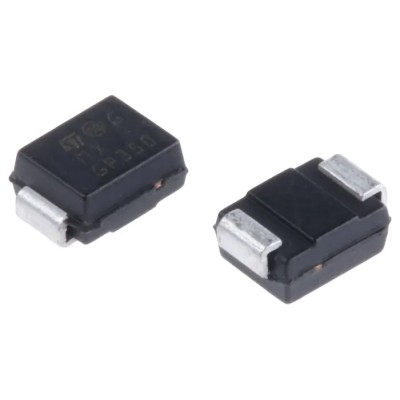 STMicroelectronics 1-Element Bi-Directional TVS Diode 600W 2-Pin Surface Mount DO-214 SM6T39CA