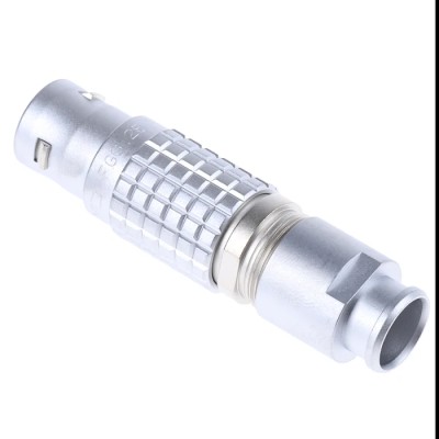 LEMO Circular Connector 7 Contacts Cable Mount 15 mm Plug Male IP50 2B Series FGG.2B.307.CLAD92Z