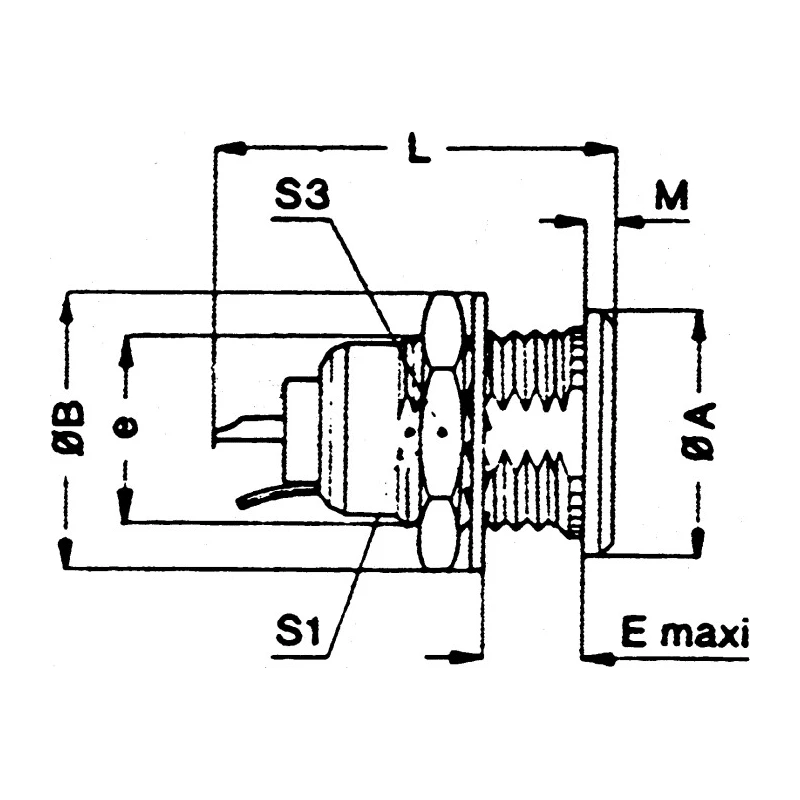 LEMO Circular Connector 14 Contacts Panel Mount 18 mm Socket Female IP50 2B Series EGG.2B.314.CLL