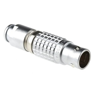 LEMO Industrial Circular Connector, 10 Contacts, Male Plug, Cable Mount, 15 mm Size, Brass Housing, Gold FGG.2B.310.CLAD92Z