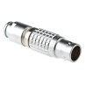 LEMO Industrial Circular Connector, 10 Contacts, Male Plug, Cable Mount, 15 mm Size, Brass Housing, Gold FGG.2B.310.CLAD92Z