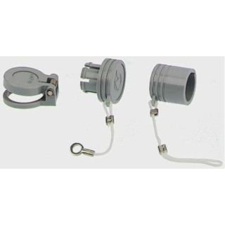 LEMO Circular Connector Dust Cap Male/Female 2B Series MIL 1344A Brass Chrome Plated Stainless Steel BFG.2B.100.PCSG