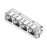 Molex 44248 Series RJ45 Connector Female Through Hole Cat3 Shielded Right Angle 4 Port 8 Way RJ45