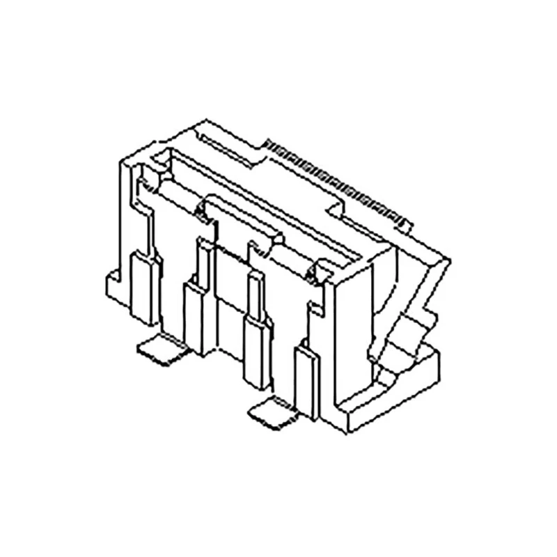 Molex FPC Connector 0.5 mm Pitch 15 Way Vertical Female Easy-On FFC/FPC Surface Mount 502231-1500