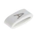 HellermannTyton Pre-Printed Slide-On Cable Marker Black Legend White PVC Material for 1.8-6.3 mm Cable Diameter HODS85