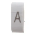 HellermannTyton Pre-Printed Slide-On Cable Marker Black Legend White PVC Material for 1.8-6.3 mm Cable Diameter HODS85