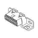 Molex OBD-II Male Crimp Connector Housing 4 mm Pitch 16 Way 2 Row Angled 51116-1601