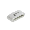 HellermannTyton Slide-On Cable Marker Black, Pre-printed "L", For 1.8 to 6.3 mm Cable, Polyvinyl Chloride, 4.5mm HODS85