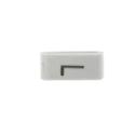 HellermannTyton Slide-On Cable Marker Black, Pre-printed "L", For 1.8 to 6.3 mm Cable, Polyvinyl Chloride, 4.5mm HODS85