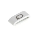 HellermannTyton Slide-On Cable Marker Black Pre-printed "Q" 6.3 mm Cable White 1.8 mm Cable HODS85