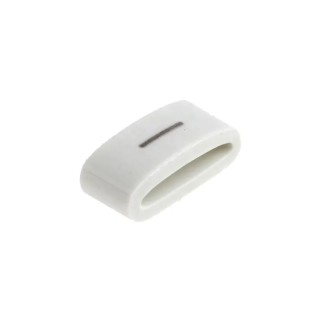 HellermannTyton Slide-On Cable Marker, Black, Pre-printed "I", For 1.8 mm to 6.3 mm Cable Diameter, Polyvinyl HODS85