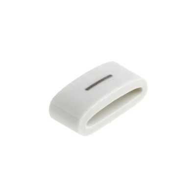 HellermannTyton Slide-On Cable Marker, Black, Pre-printed "I", For 1.8 mm to 6.3 mm Cable Diameter, Polyvinyl HODS85