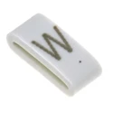 HellermannTyton Slide-On Cable Marker Black on White for 1.8 to 6.3 mm Cable Diameter HODS85
