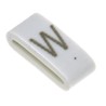 HellermannTyton Slide-On Cable Marker Black on White for 1.8 to 6.3 mm Cable Diameter HODS85