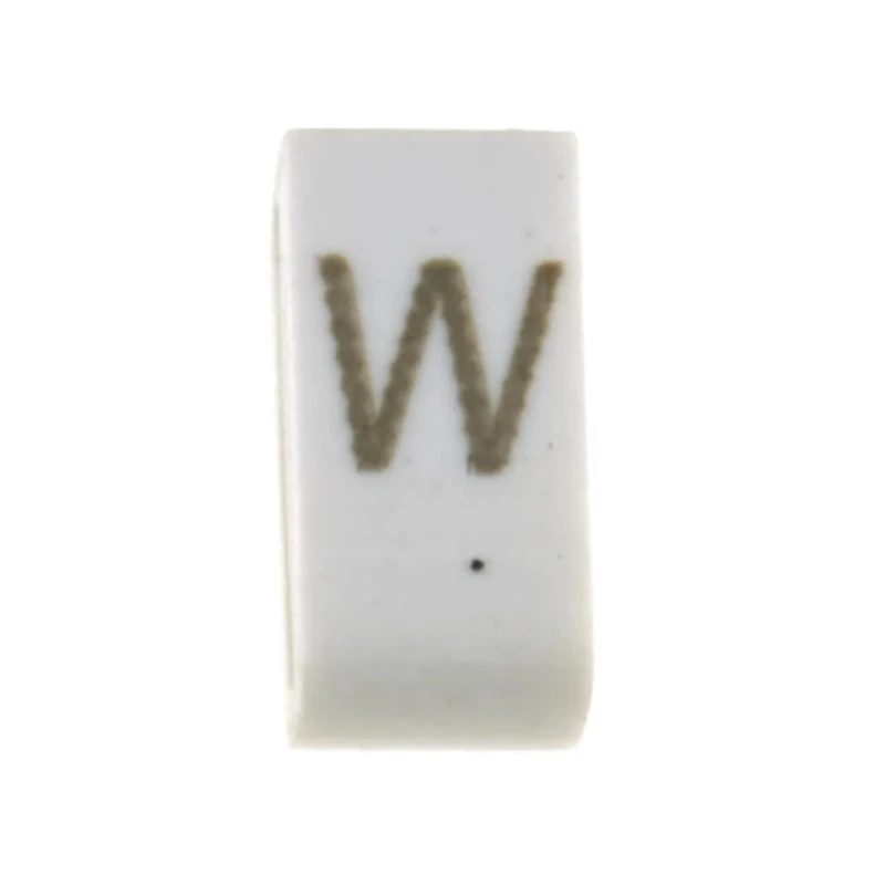 HellermannTyton Slide-On Cable Marker Black on White for 1.8 to 6.3 mm Cable Diameter HODS85