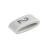 HellermannTyton Slide-On Pre-Printed Cable Marker for 1.8 to 6.3 mm Cable Diameter, Black Legend, White PVC Material HODS85