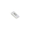HellermannTyton Slide-On Cable Marker, Black Legend "5", White PVC Material, Fits 1.8 mm to 6.3 mm Cable Diameter HODS85