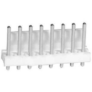 TE Connectivity MTA-156 Series Straight Through Hole Pin Header 8 Contact 3.96 mm Pitch 1 Row Unshrouded 640445-8