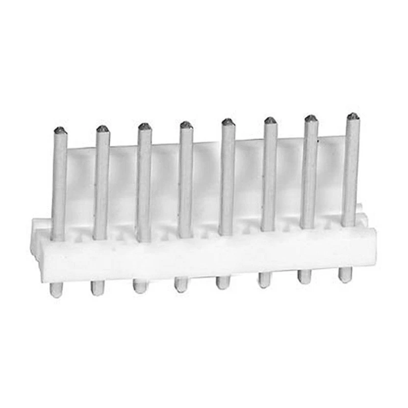 TE Connectivity MTA-156 Series Straight Through Hole Pin Header 8 Contact 3.96 mm Pitch 1 Row Unshrouded 640445-8