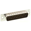 TE Connectivity Amplimite HD-20 25 Way Straight 2.77 mm Pitch Panel Mount D-Sub Connector Male 5-747912-2