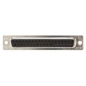 TE Connectivity AMPLIMITE HD-20 37 Way Straight 2.77 mm Pitch Panel Mount D-Sub Connector Female 5-747917-2
